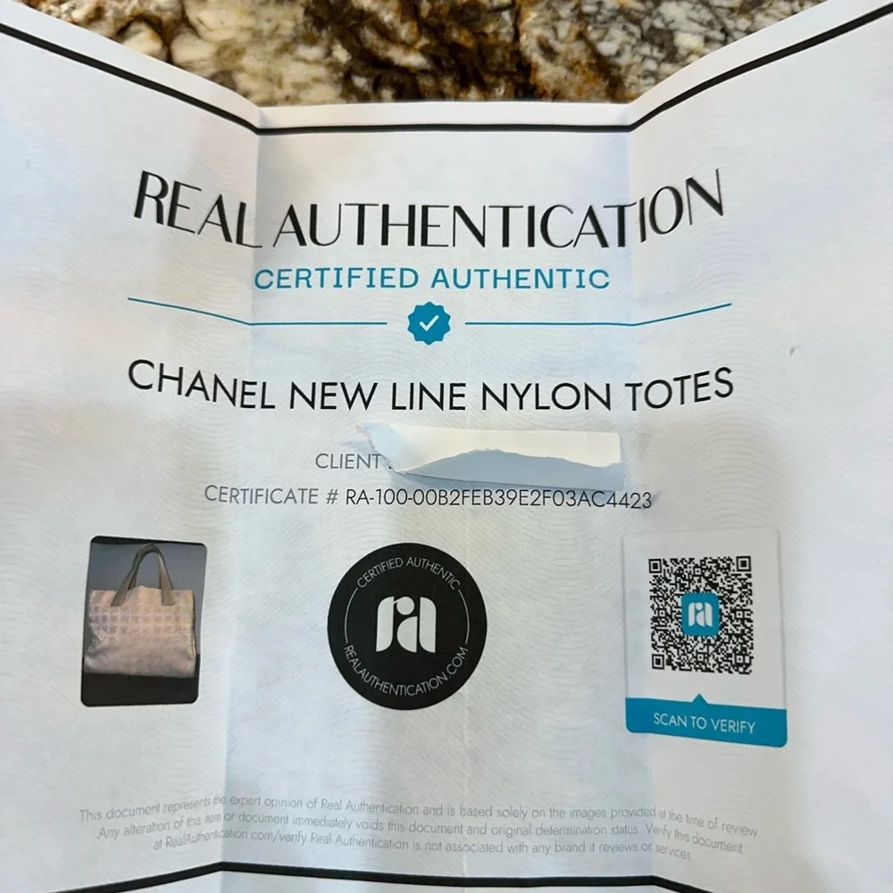 CHANEL Gray Beige Travel Bag with Geometric Design - Picture 13 of 16